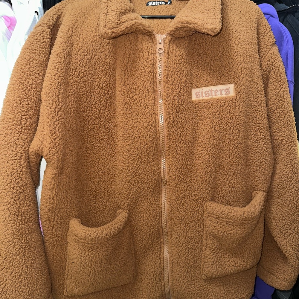 James Charles “Sisters” Teddy Zip Up Jacket